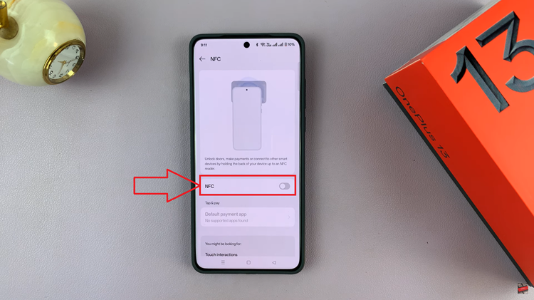 Turn ON NFC On OnePlus 13