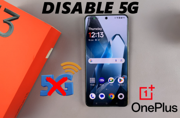 How To Turn OFF 5G On OnePlus 13