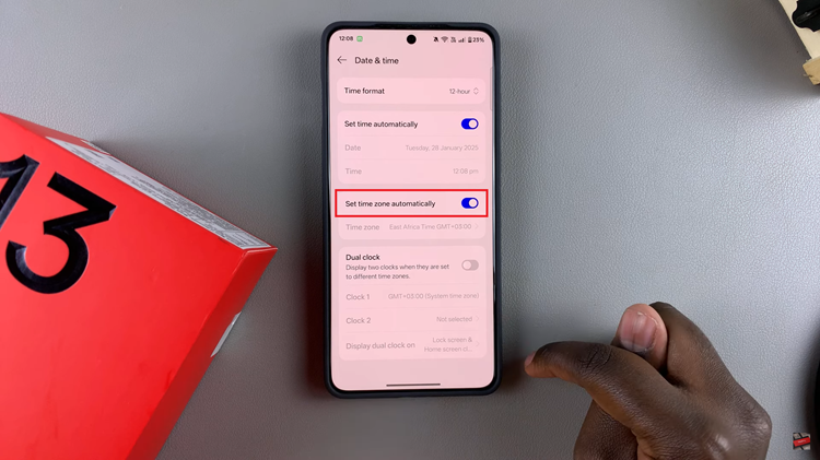 How To Turn ON & OFF Automatic Time Zone On OnePlus 13