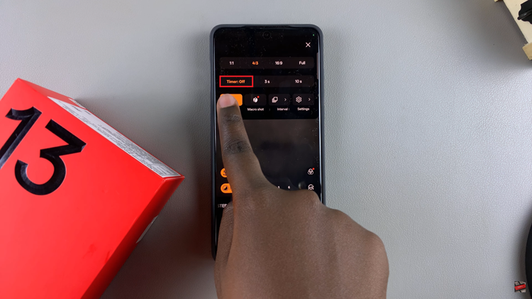 How To Turn ON & OFF Camera Timer On OnePlus 13