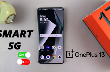 How To Turn ON & OFF Smart 5G On OnePlus 13