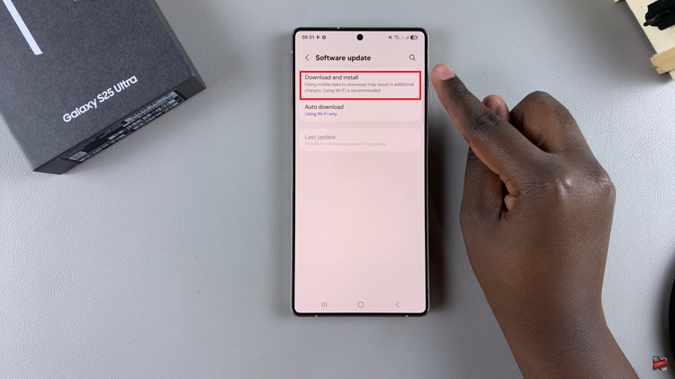 How To Update Samsung Galaxy S25 & S25 Ultra