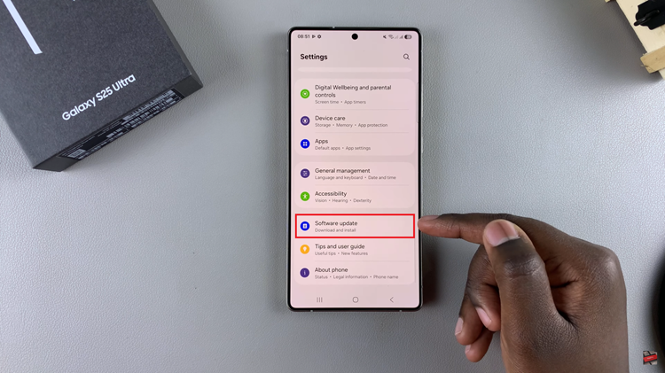 How To Update Samsung Galaxy S25 & S25 Ultra