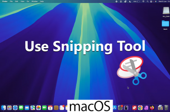 How To Use Snipping Tool On Mac