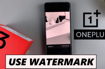 How To Use Watermark On OnePlus 13 Camera