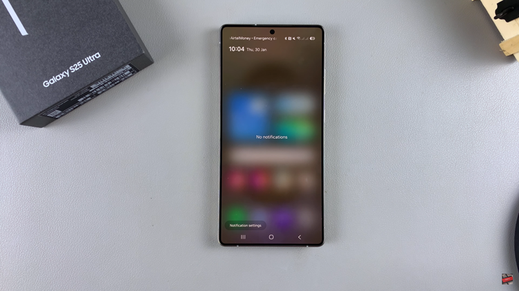 How To View Notifications On Samsung Galaxy S25 & S25 Ultra