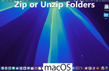 How To Zip / Unzip Folders On Mac