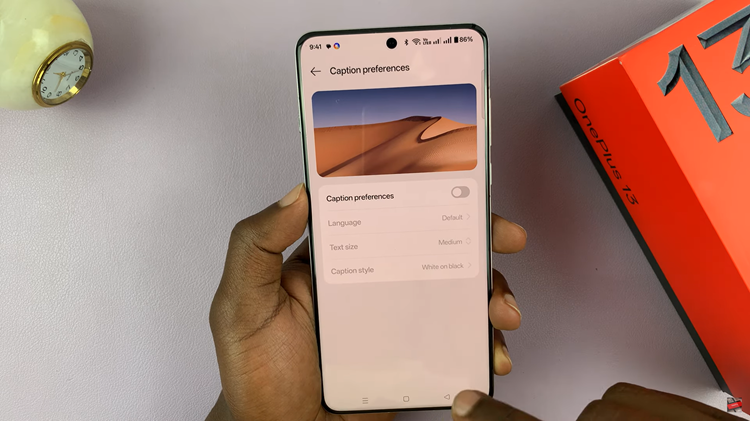 Enable Live Captions On OnePlus 13