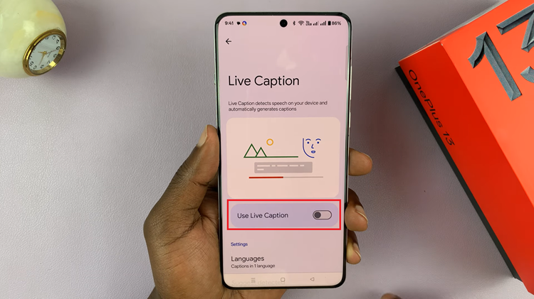 Disable Live Captions On OnePlus 13