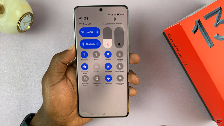 Change To Quick Settings On OnePlus 13