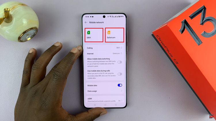 Enable SIM Card On OnePlus 13