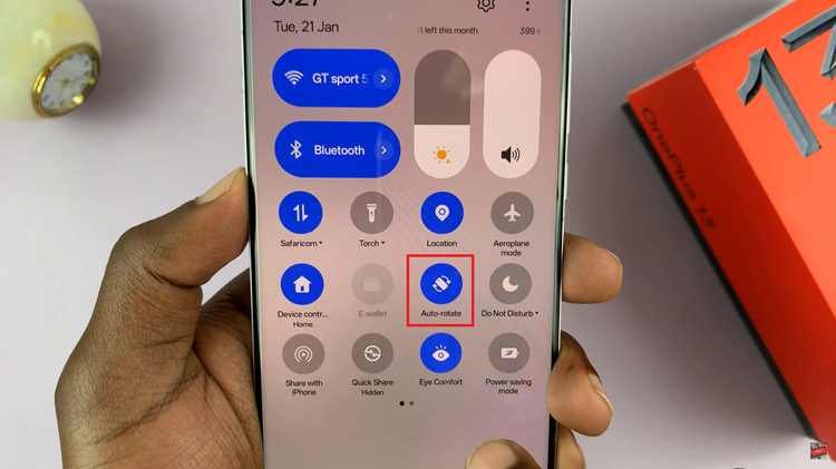 Enable Screen Auto Rotate On OnePlus 13