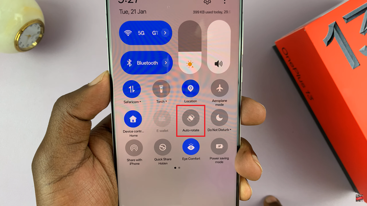 Disable Screen Auto Rotate On OnePlus 13