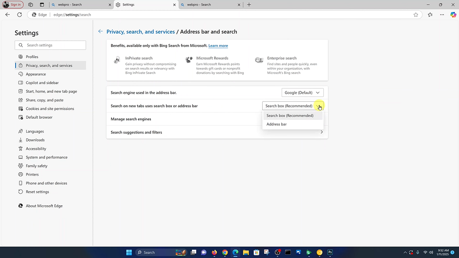 How To Make Google Default Search Engine In Microsoft Edge (2025)