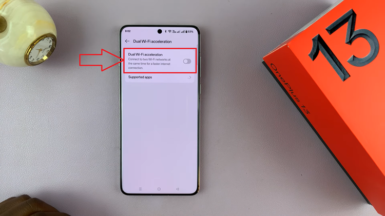 Disable Dual Wi-Fi On OnePlus 13