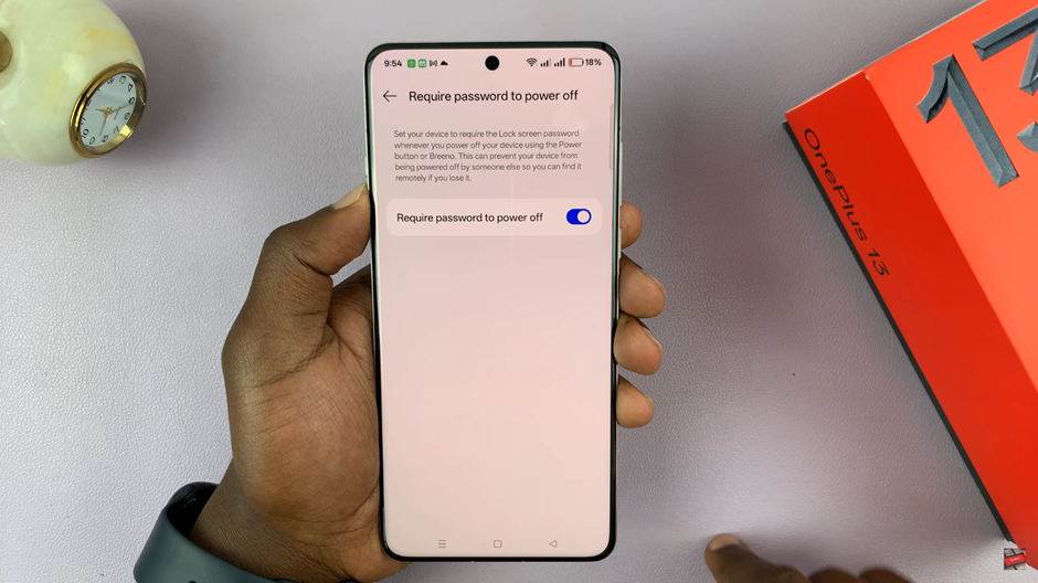 How To Turn Off OnePlus 13 Without Password