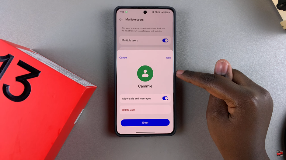 How To Delete User Account From OnePlus 13