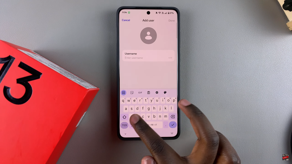 How To Add User Account To OnePlus 13