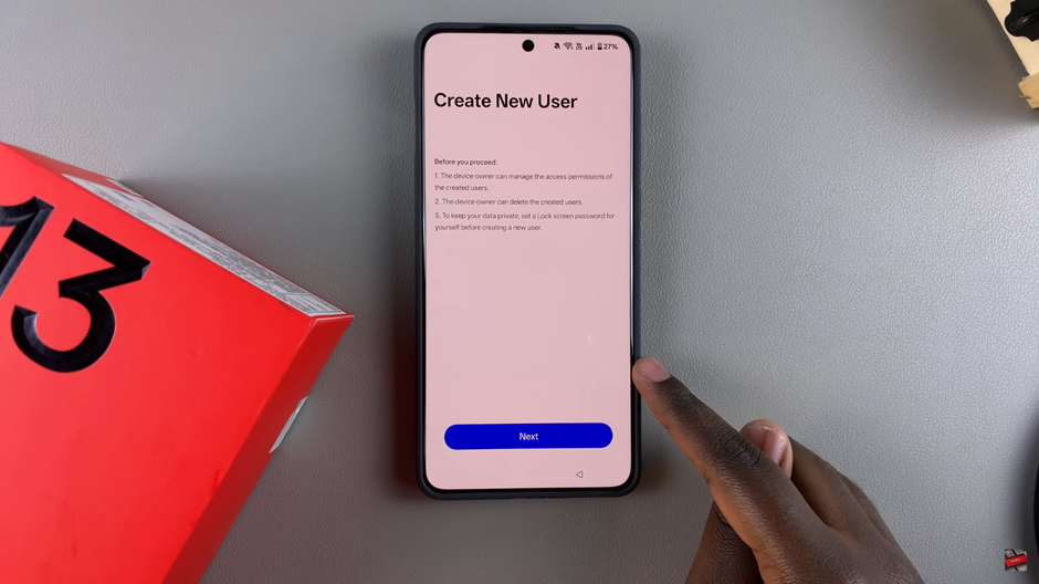 How To Add User Account To OnePlus 13