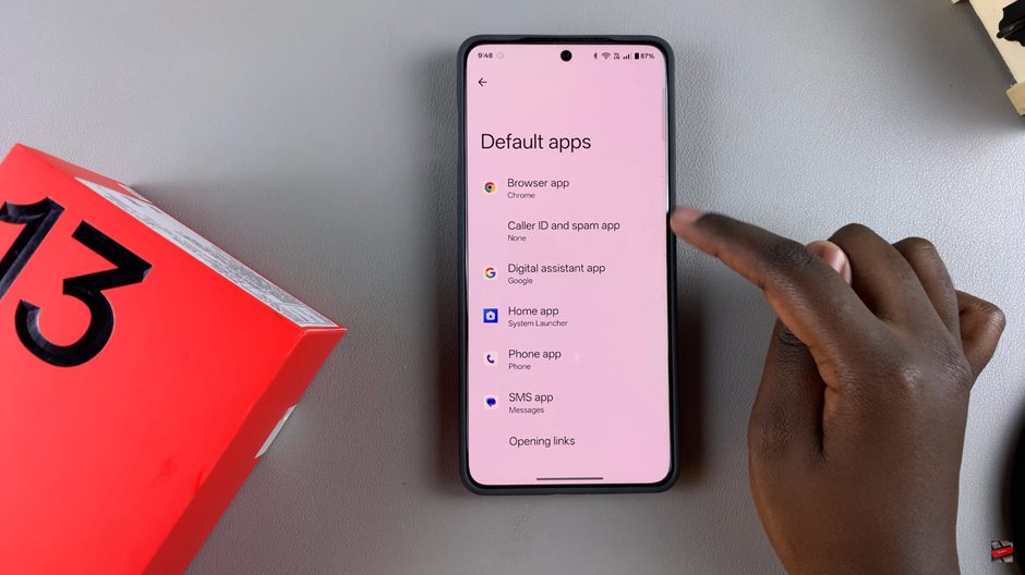 How To Change Default Apps On OnePlus 13