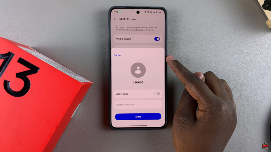 How To Enable Guest User Account On OnePlus 13