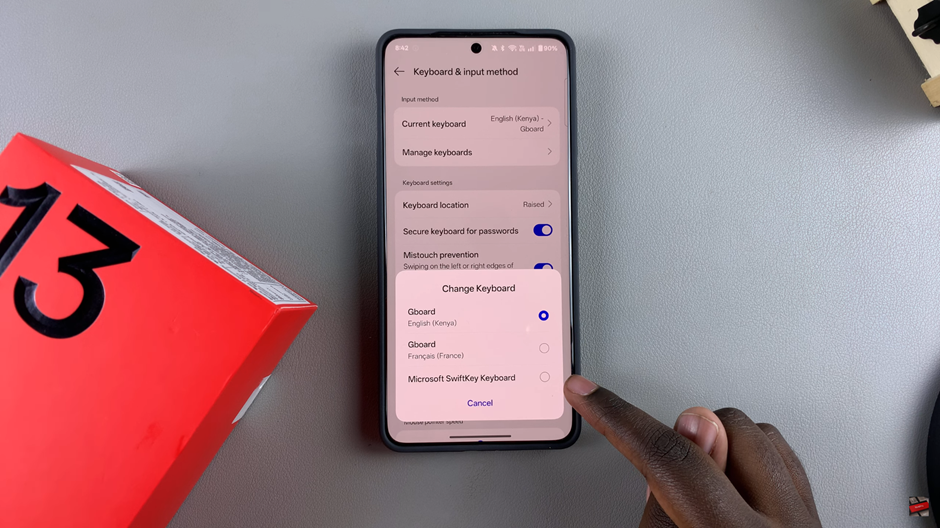 How To Change Keyboard On OnePlus 13