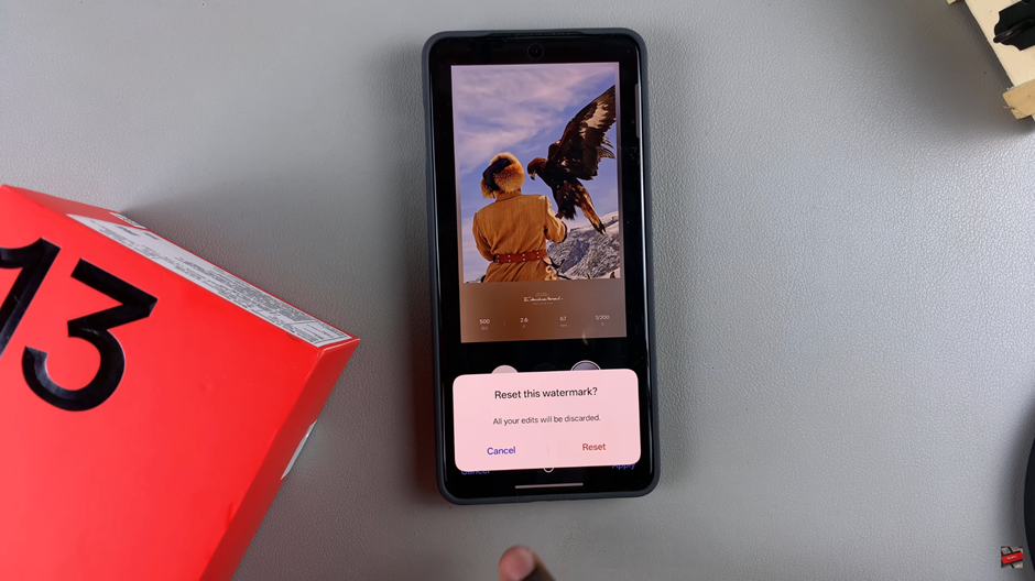 How To Use Watermark On OnePlus 13 Camera