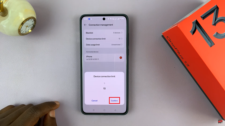 Set Hotspot Device Limit On OnePlus 13