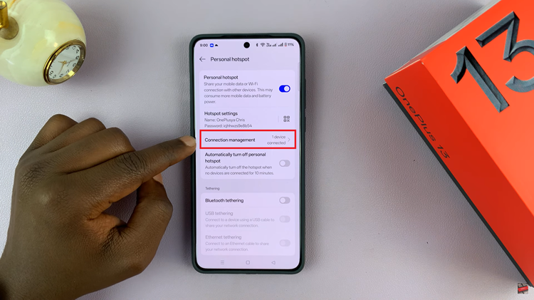 Set Hotspot Device Limit On OnePlus 13