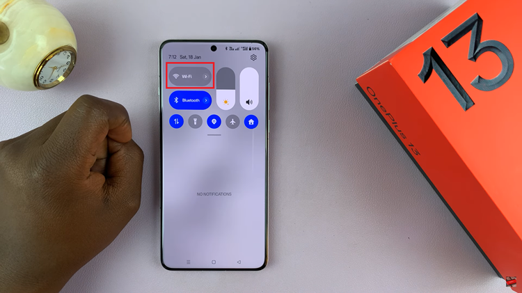 Turn Wi-Fi OFF On OnePlus 13