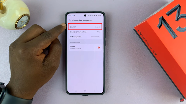 Unblock A Device From Hotspot On OnePlus 13
