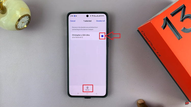 Unblock A Device From Hotspot On OnePlus 13