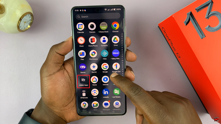 Unhide Hidden Apps On OnePlus 13