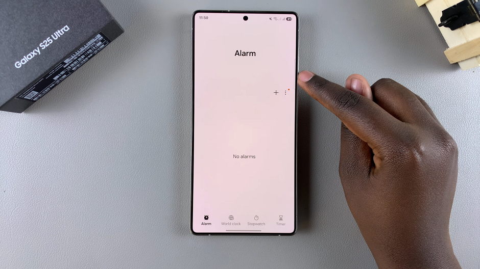 How To Create Alarm On Samsung Galaxy S25