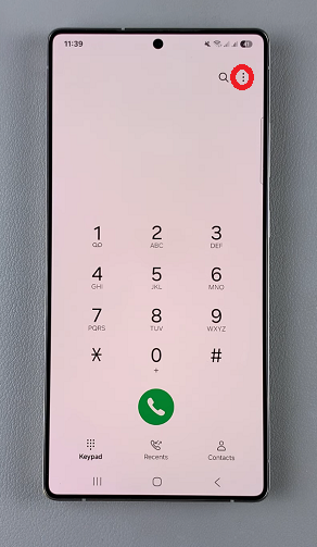 Keypad Menu