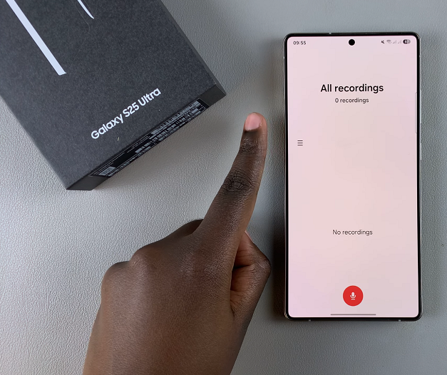Voice Recorder App On Galaxy S25