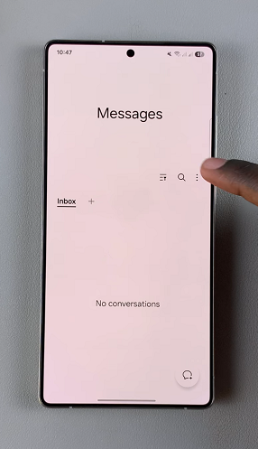 Messages Settings on Galaxy S25