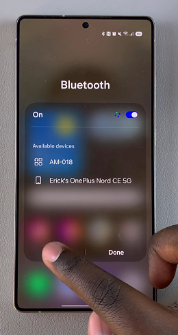 Bluetooth Settings On S25