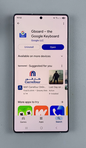 Install Gboard On Galaxy S25