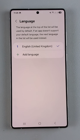 How To Change System Language Of Galaxy S25