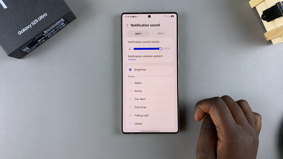 How To Change Notification Sound On Galaxy S25