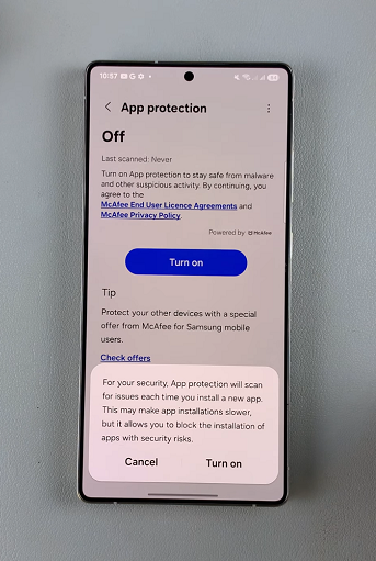 How To Enable App Protection On Samsung Galaxy S25