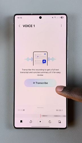 How To Transcribe Voice Recordings On Galaxy S25