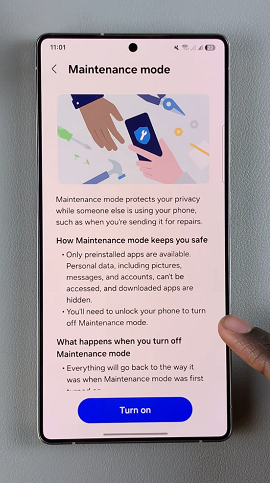 How To Turn ON Maintenance Mode On Galaxy S25