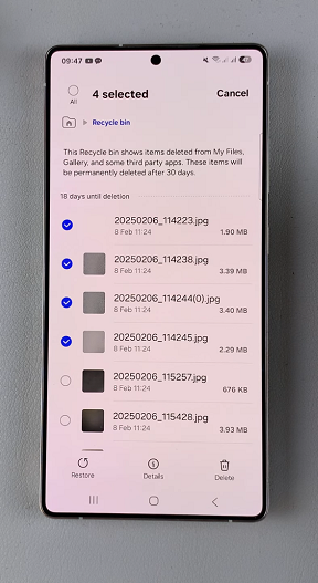 Permanently Delete Files On Galaxy S25