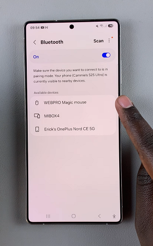 How To Connect Bluetooth Mouse To Galaxy S25
