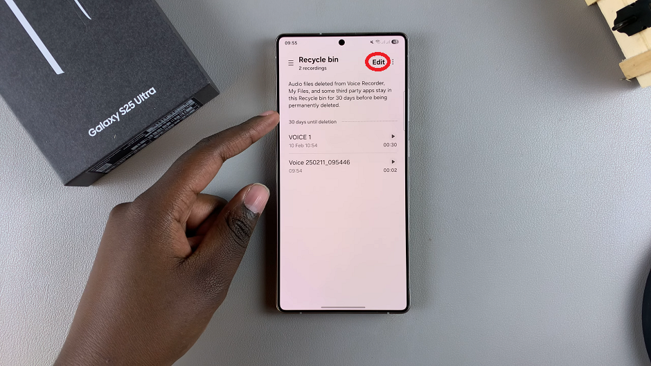 How To Restore Deleted Voice Recordings On Galaxy S25