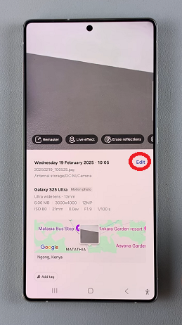 How To Edit Photo Details On Galaxy S25