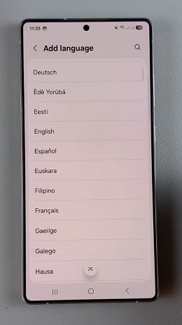 How To Add System Language Of Galaxy S25