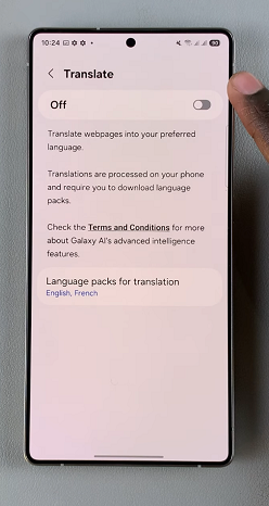 How To Enable Translate Web Pages 